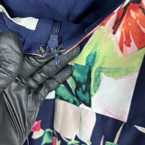 Eliza J  6 Strapless Sweetheart Bustier Floral High Low Ruffle Dress Bloomcore - Picture 12 of 16